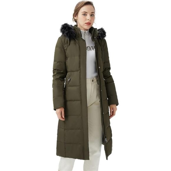 Quilted Coat Green Down Jacket Women's Vero Moda Dark Green